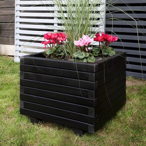 60cm Square Wooden Planter